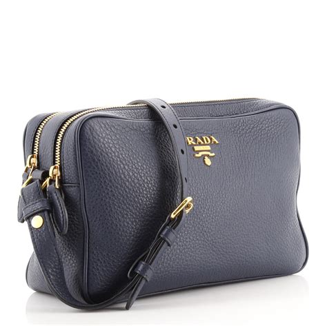 Prada double zip camera bag